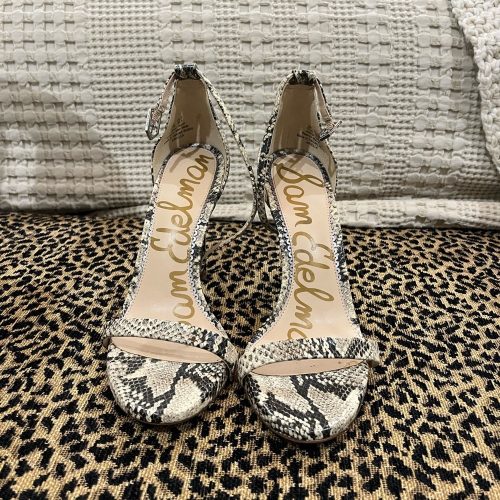 Sam Edelman Ariella Snake Skin Heel
